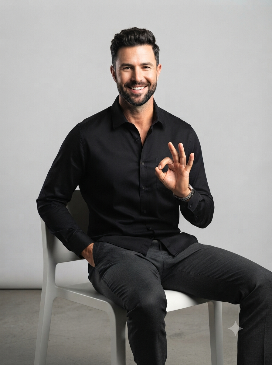 Midnight Black Casual Shirt - Image 2