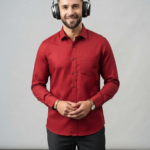 Ruby Red Casual Shirt