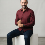 Rich Maroon Solid Casual Shirt