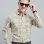 Botanical Leaf Print Cotton Shirt